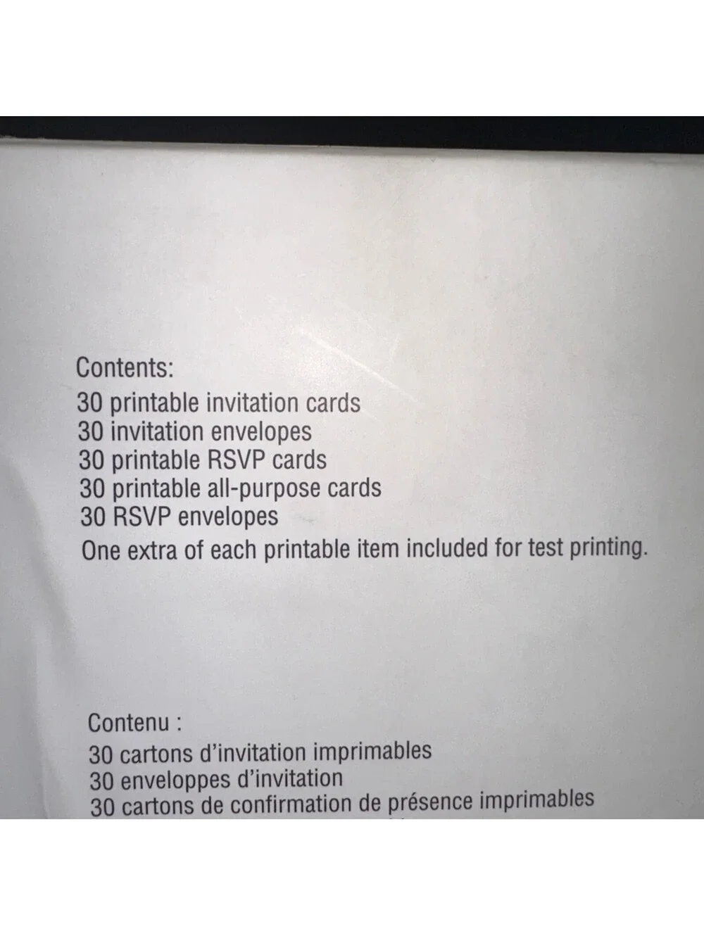 NIB 30 Customizable Sets Wedding Invitation Printable 150 Pieces Envelopes RSVP